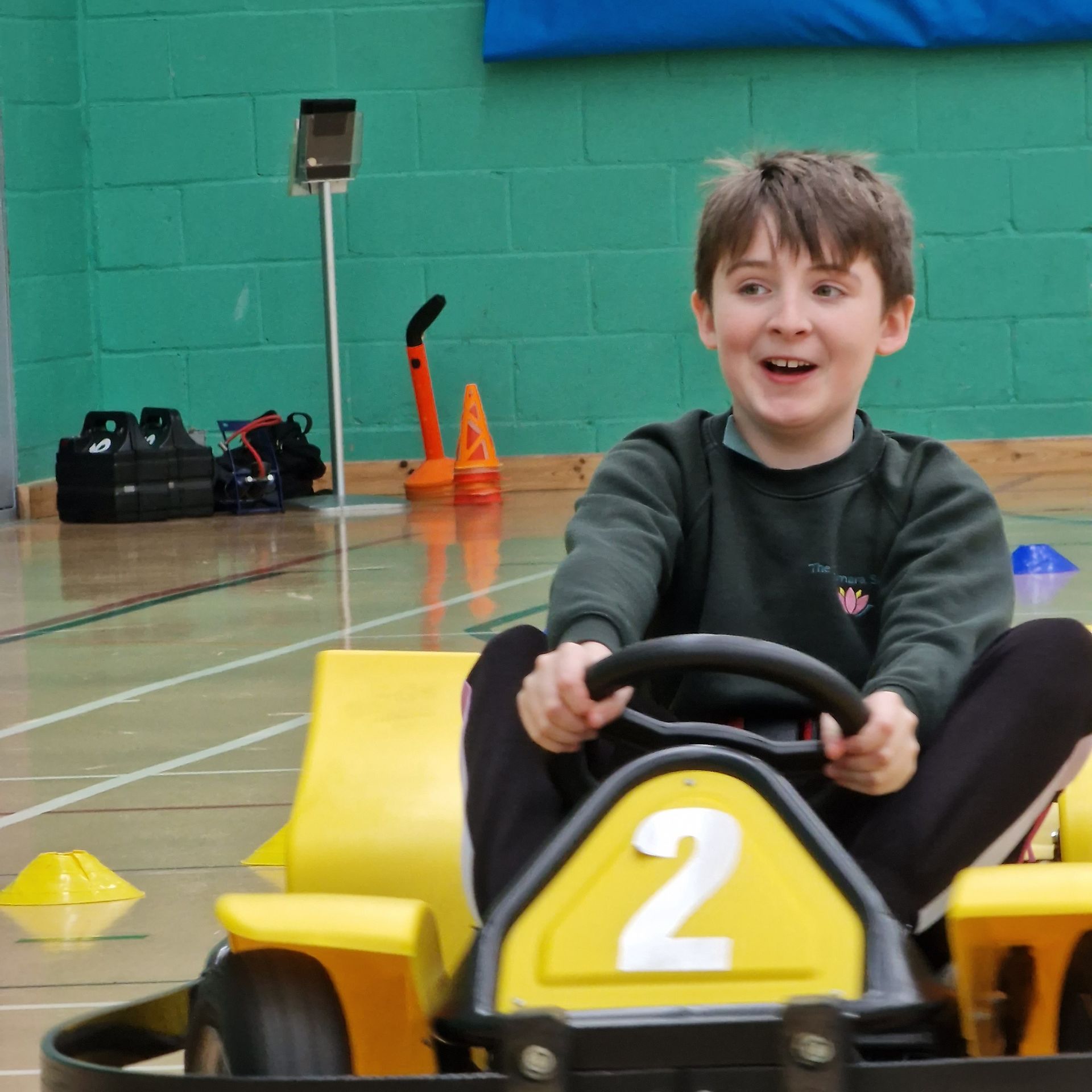 Student go karting