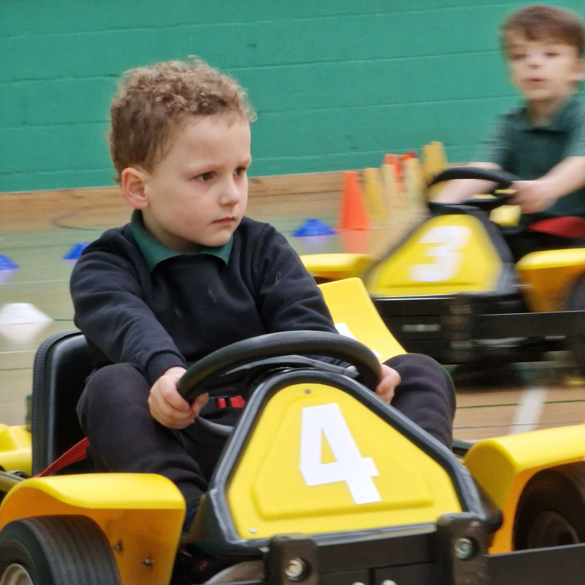 Students go karting