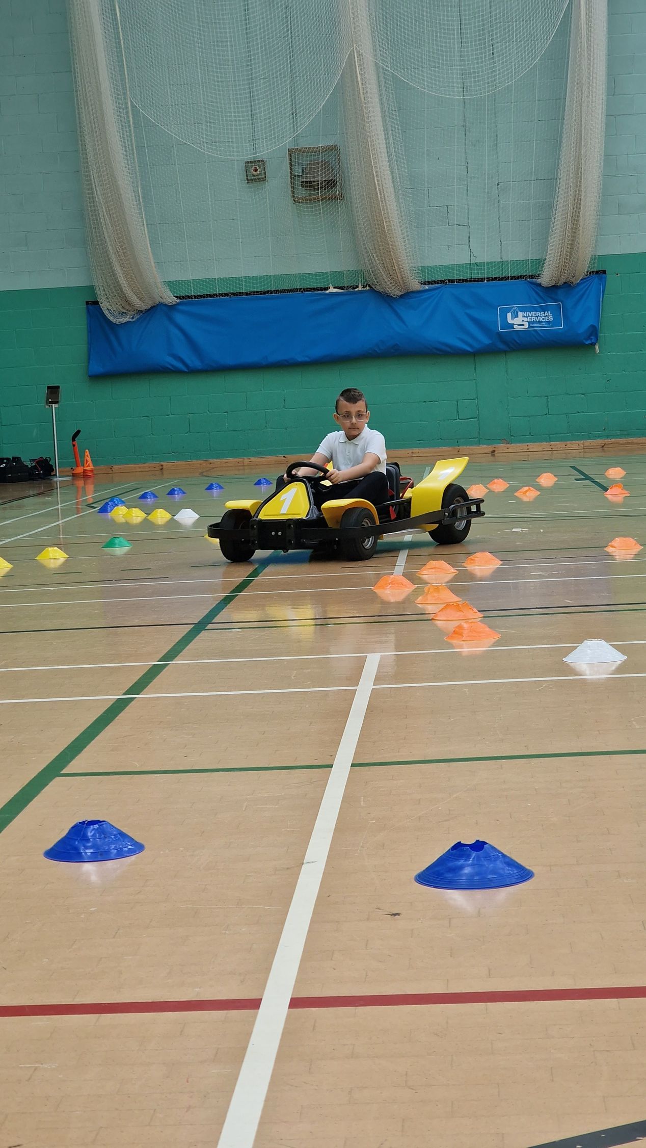Student go karting