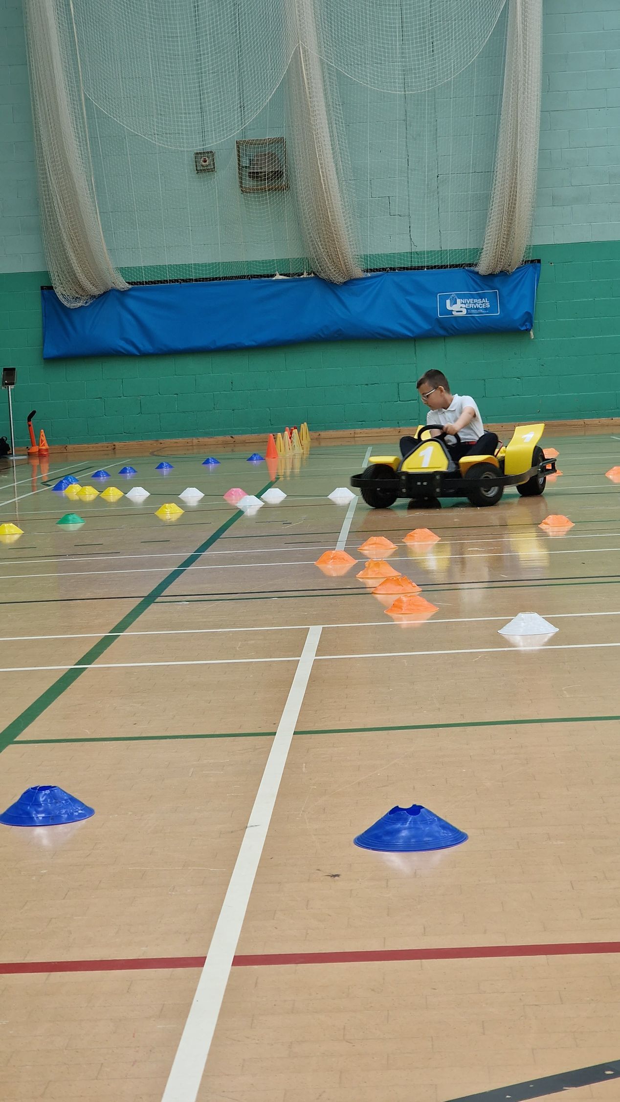 Student go karting