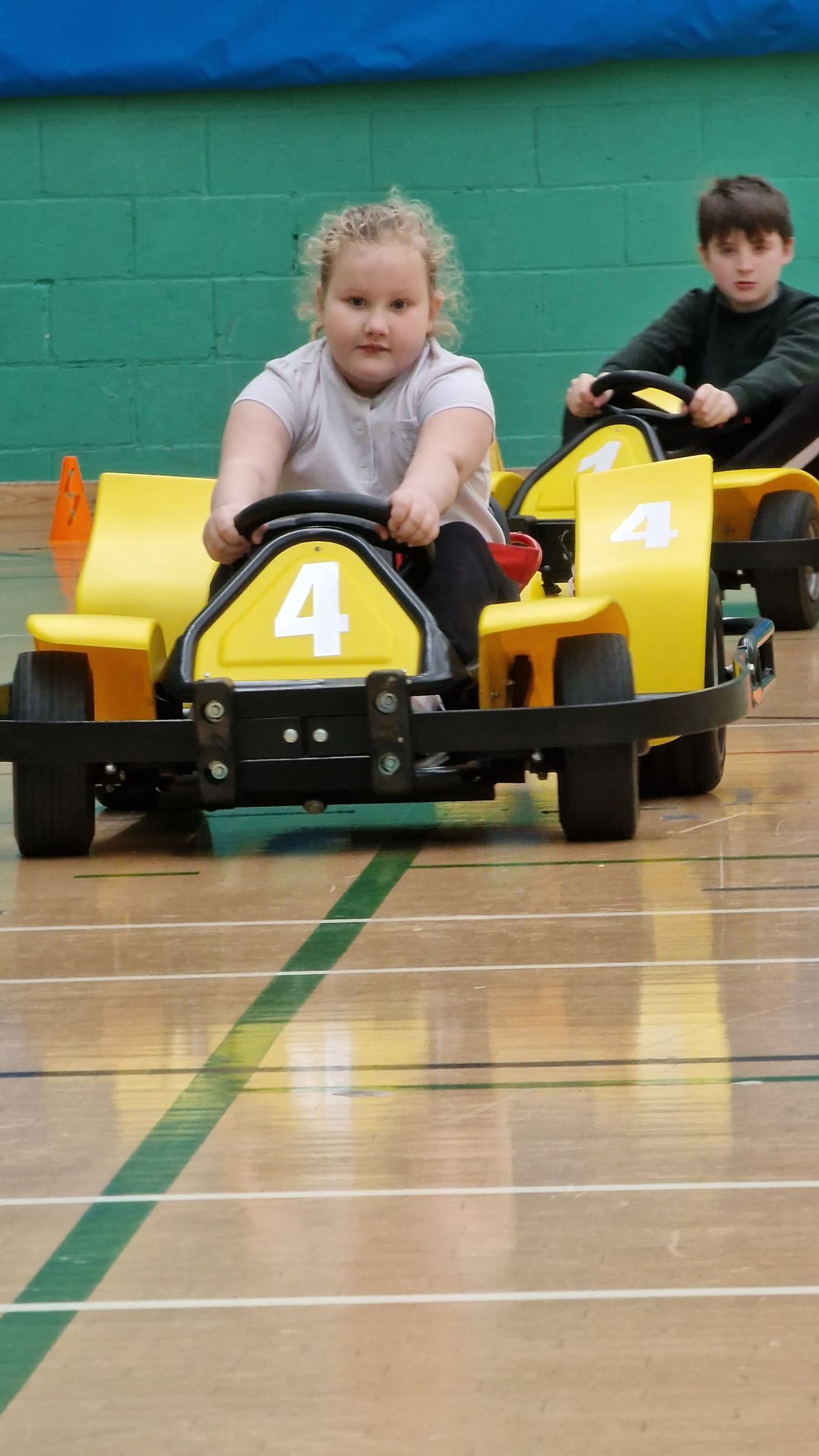 Students go karting
