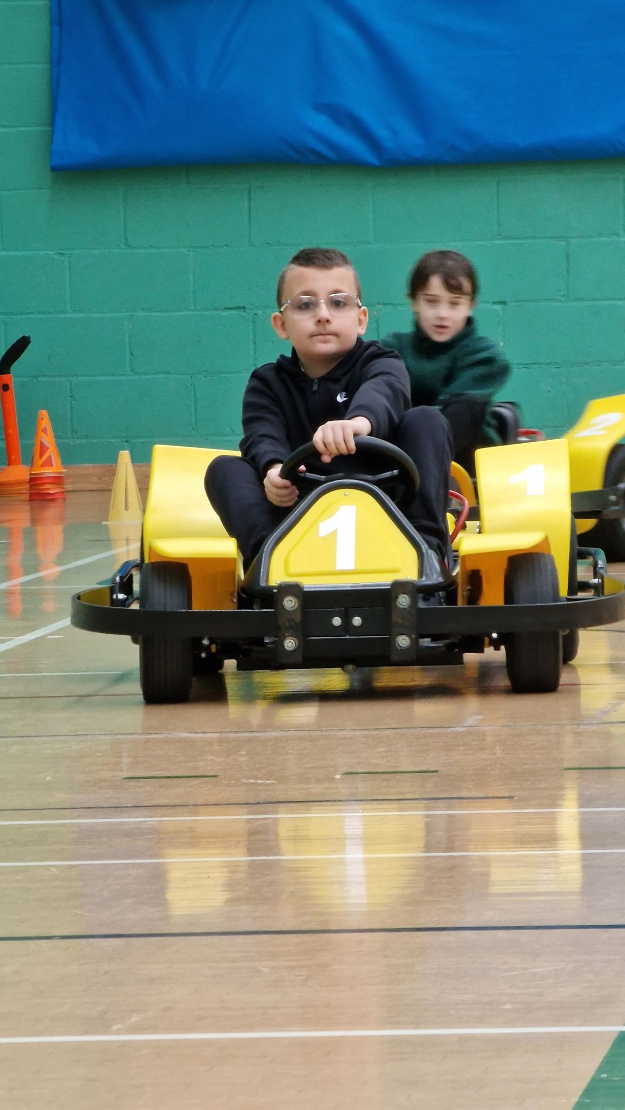 Students go karting