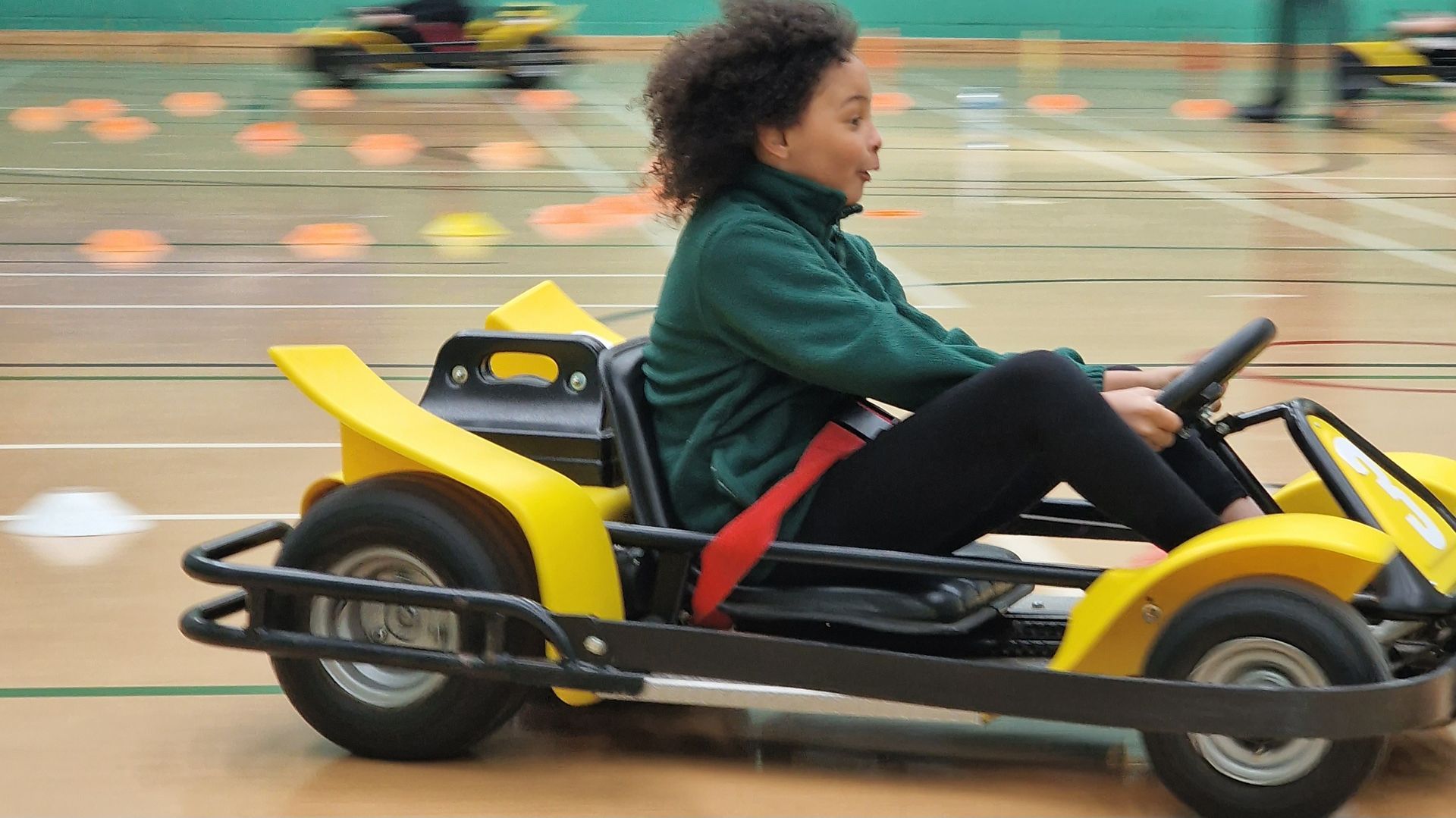 Student go karting