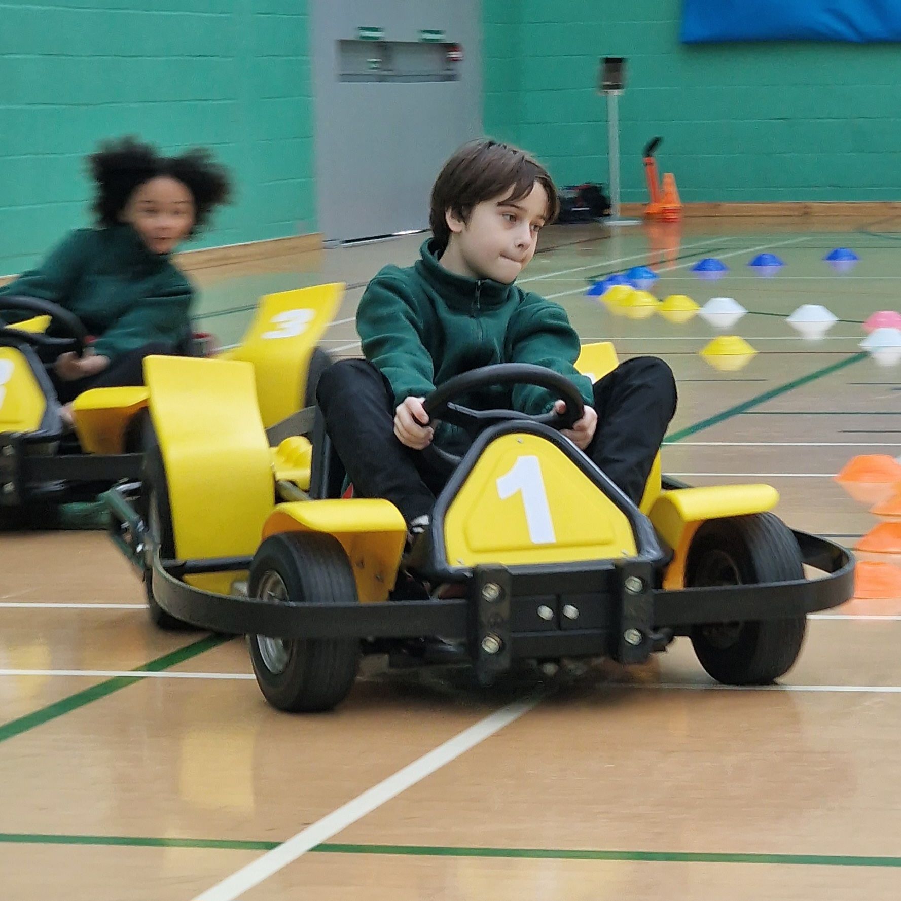 Students go karting