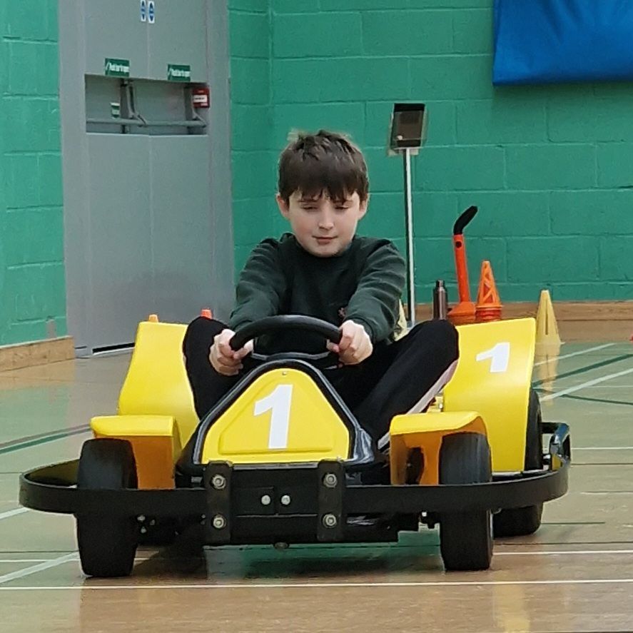Student go karting