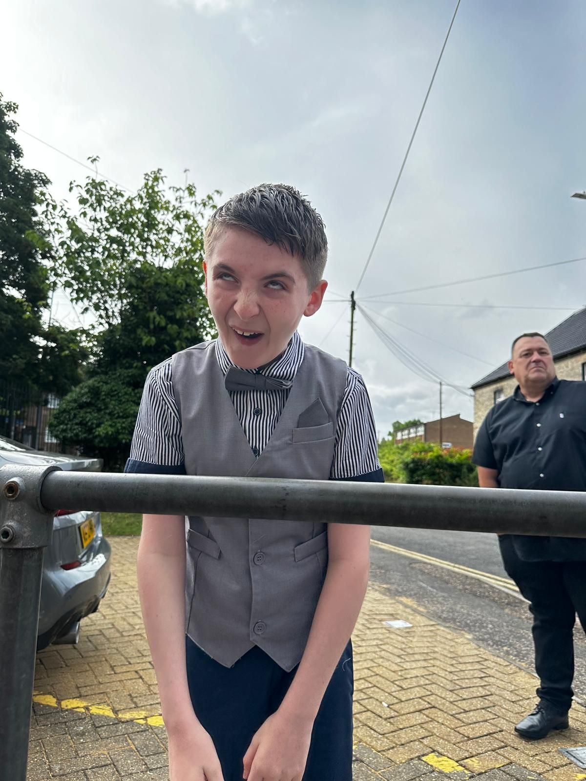 Student at prom