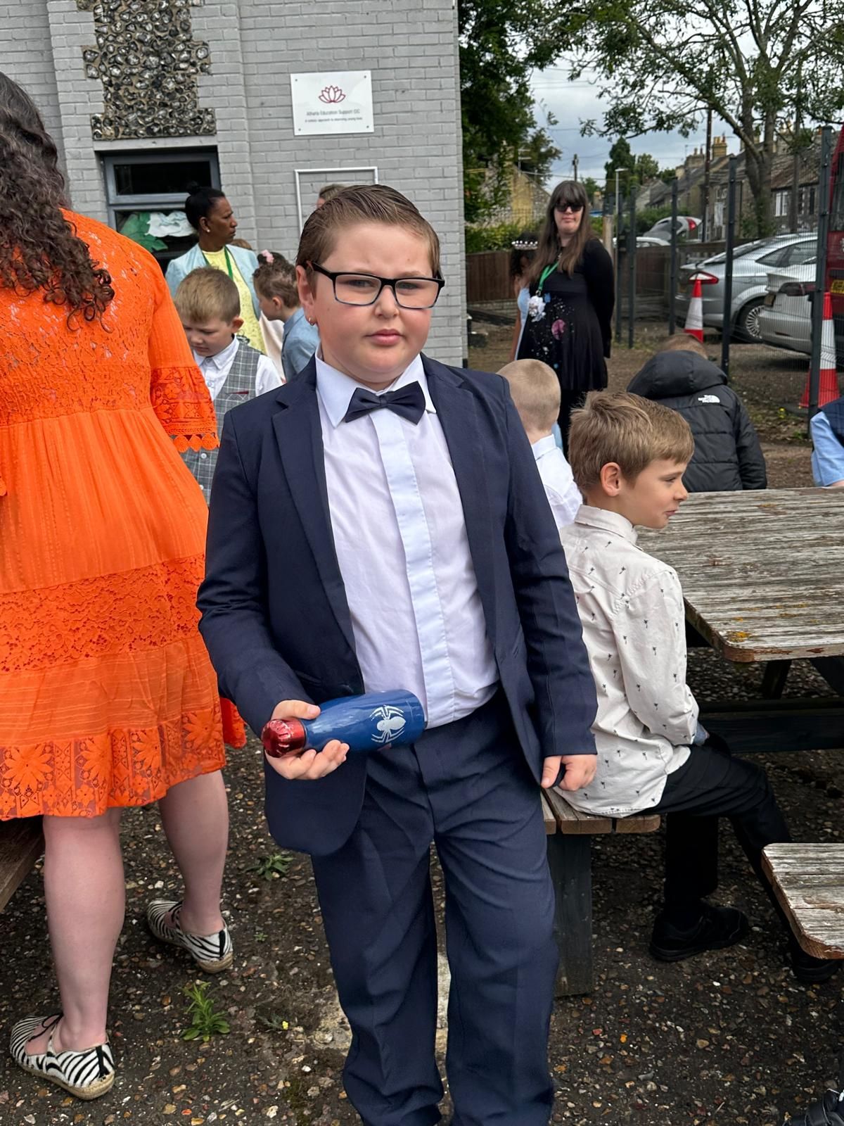 Student at prom