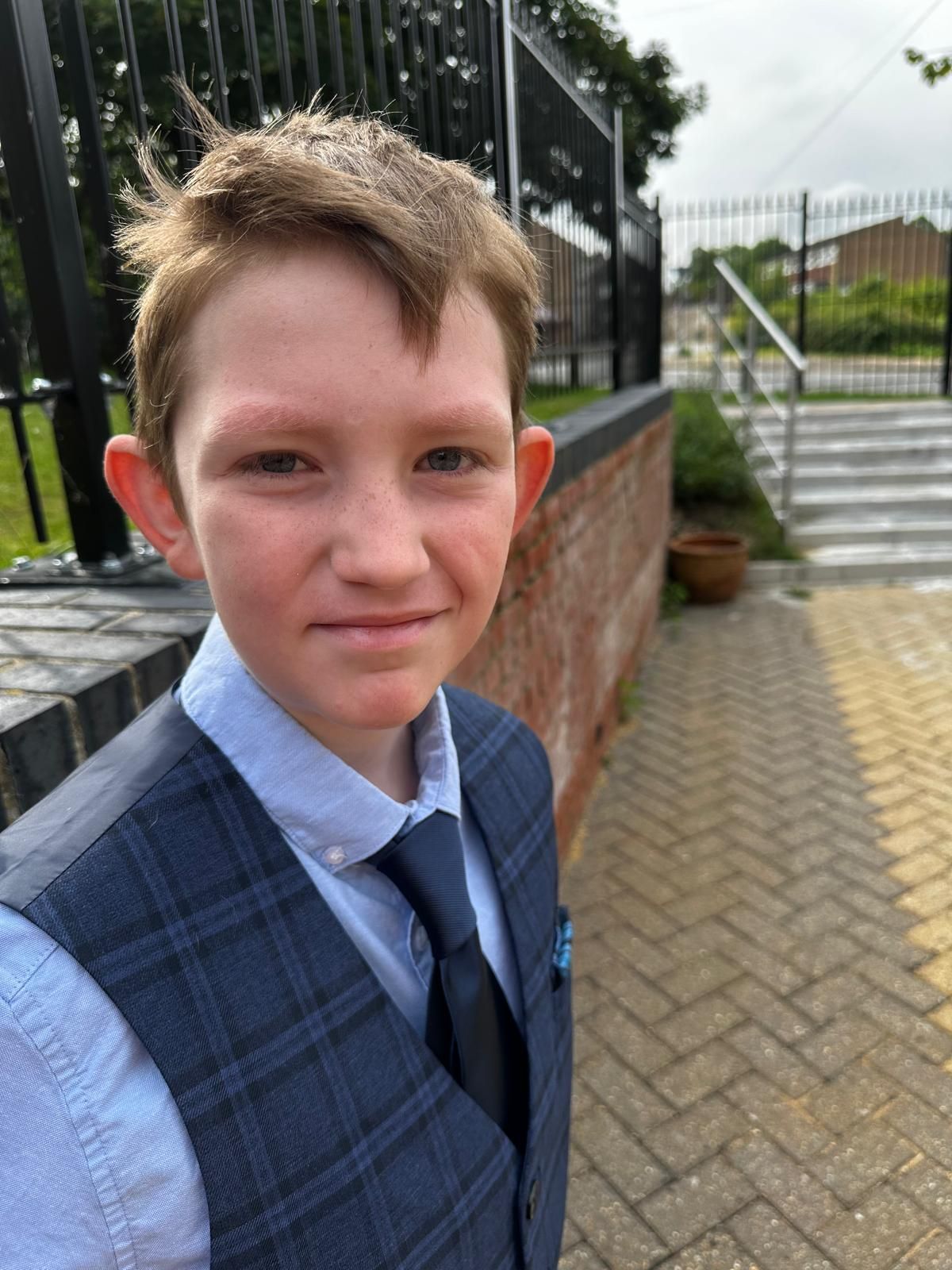 Student at prom