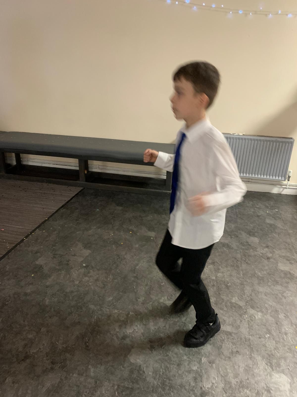 Student dancing