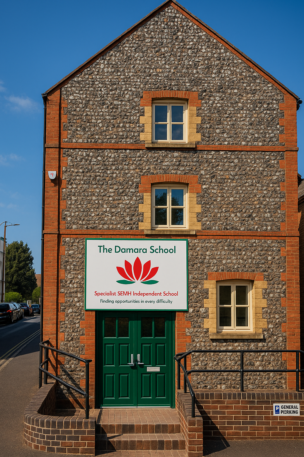 The front of The Damara School