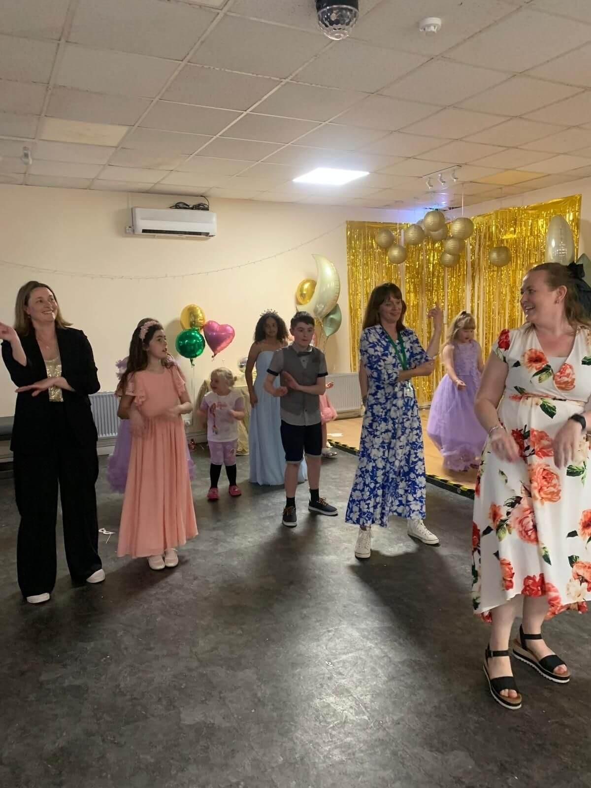 Students at prom